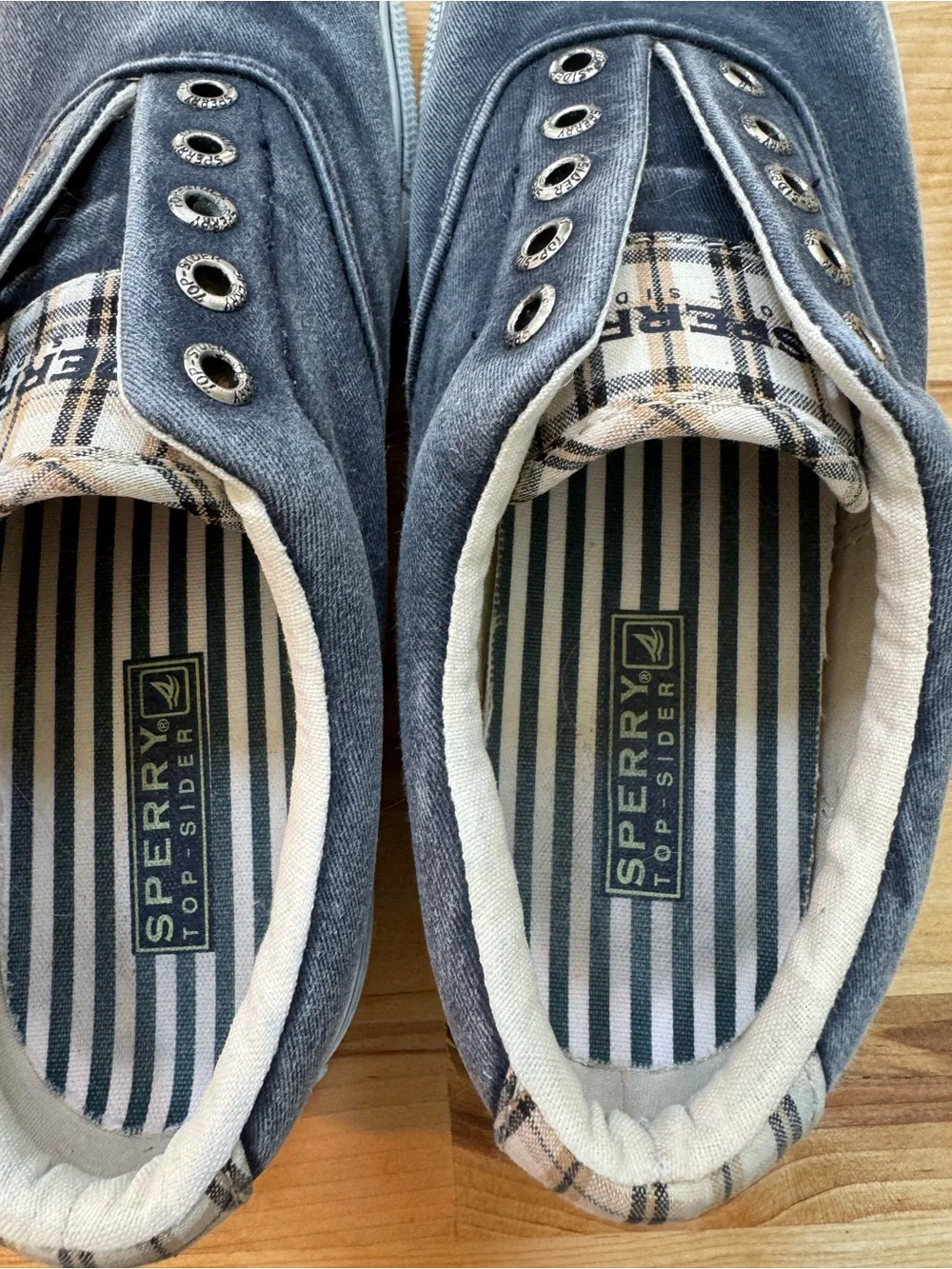 Sperry Men’s Blue Canvas Boat Shoes